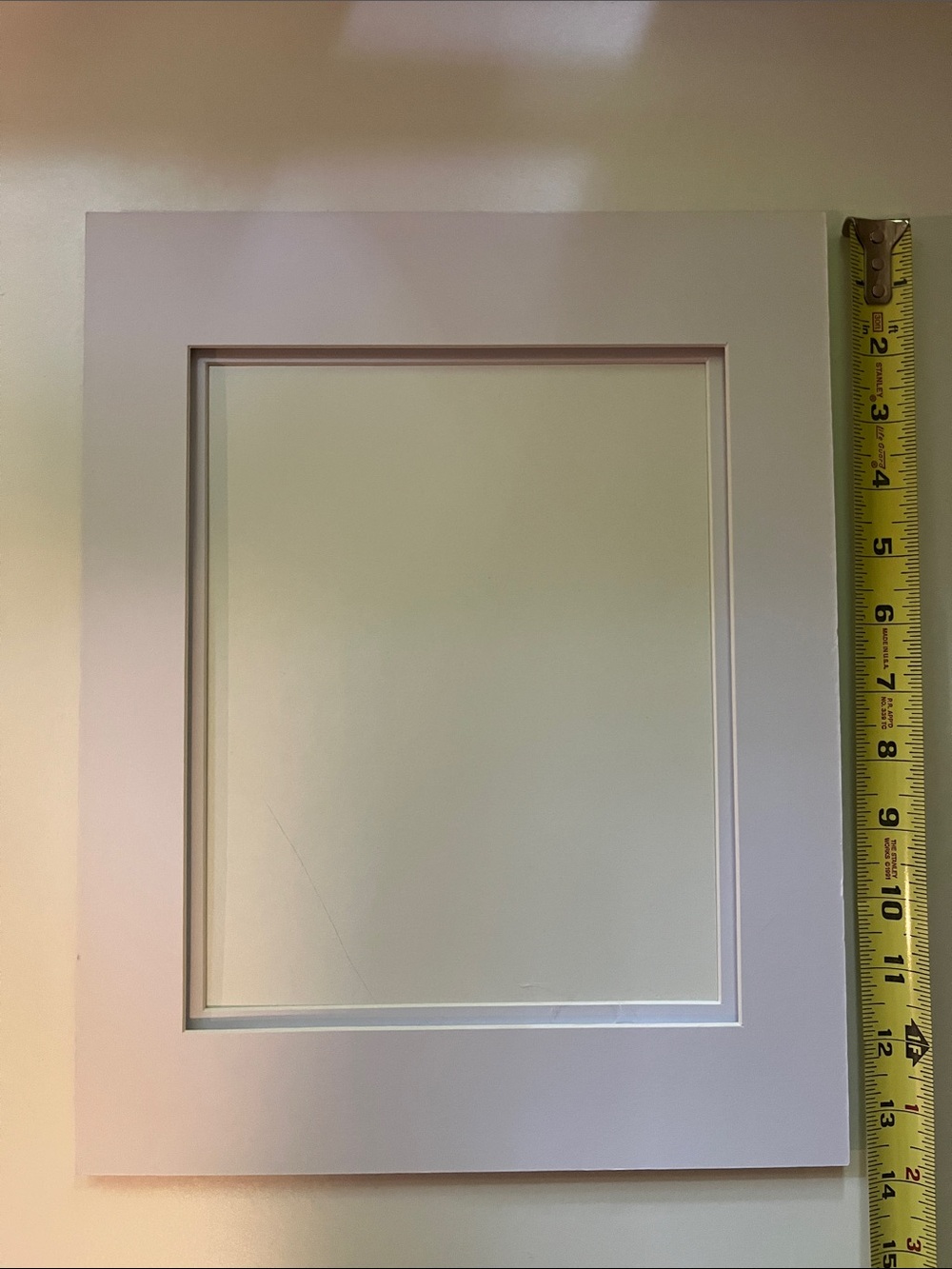 🤍🖼️ White Picture Frame Mat Board – 11" x 14" with 8" x 10" Opening